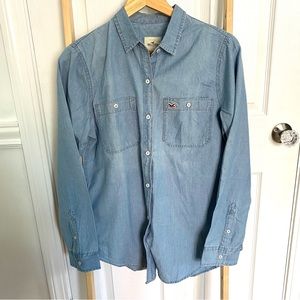 NWT Hollister Button Down Top